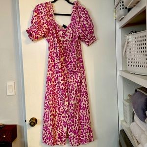 Colorful MIDI Dress Who What Wear